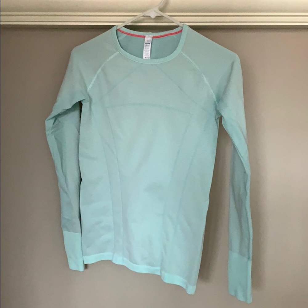 Ivivva size 14 sea foam long sleeve tee